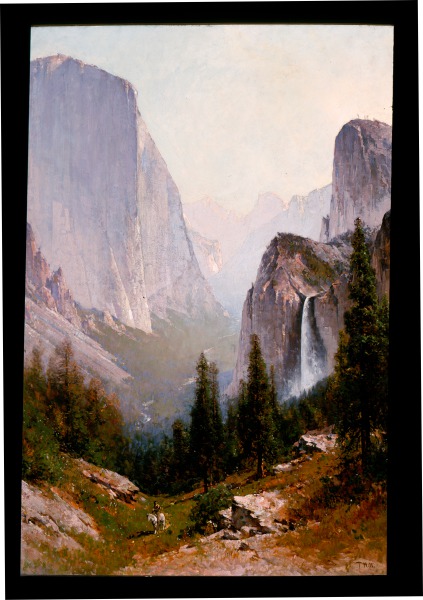 El Capitan and Bridal Veil Falls, Yosemite Valley (El Capitán y el salto “Bridalveil”, Valle de Yosemite)