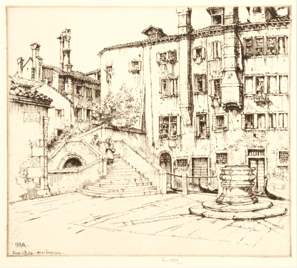 Campo San Boldo, 1924, Venecia