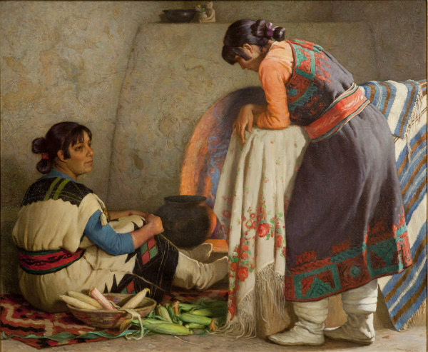 Taos Indian Women (Mujeres indígenas de Taos)