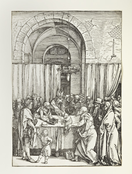 Joachim’s Offering Rejected, from Life of the Virgin (1511) (La oferta de Joaquín es rechazada, de la Vida de la Vírgen [1511])