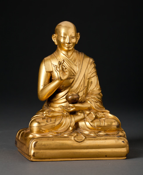 Retrato del Lama Chos-kyi-rGal-mTshan, 1569-1662