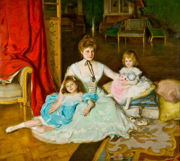 Madame Koch and Her Children (Madame Koch y sus hijos)