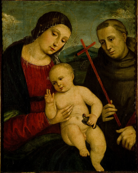 Madonna and Child with St. Francis of Assisi (Madona con niño y Santo Francisco de Assisi)