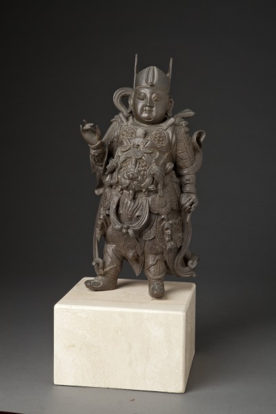 Figure of Vaishravana, Guardian King of the North (Figura de Vaishravana, rey guardián del norte)