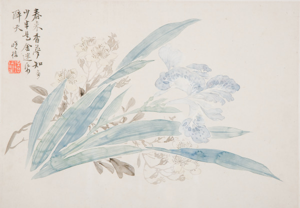 Flowers (Iris and Wintersweet) (Flores [Iris y laurales])