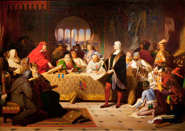 Columbus Before the Council of Salamanca (Colón ante el consejo de Salamanca)